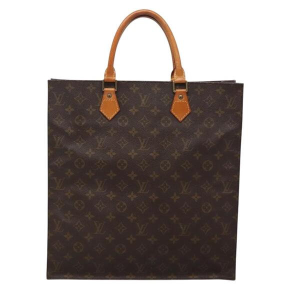 LOUIS VUITTON Monogram Sac Plat Hand Bag M51140 - Picture 2 of 16